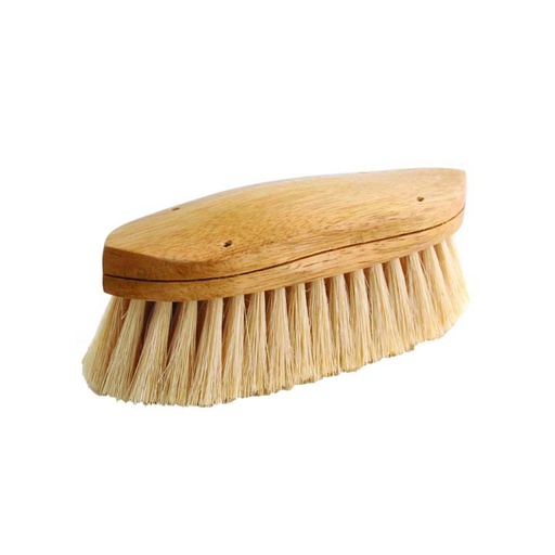 [10026146] DESERT EQUESTRIAN BODY BRUSH 8.25" TAMPICO FIBRE WHITE