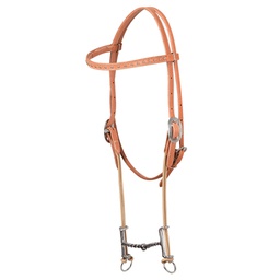 [10026730] DMB - BROWBAND HEADSTALL W/ TWISTED GAG BIT