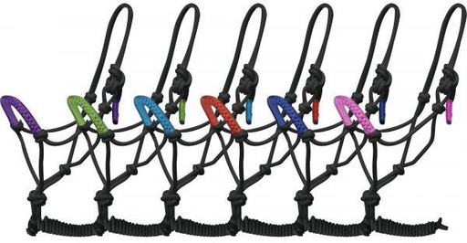 [10027646] GER-RYAN ROPE HALTER W/ LEAD GREEN
