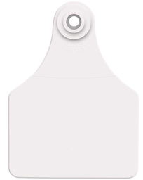 [10029208] ALLFLEX BLANK TAG LARGE WHITE COMPLETE BUTTONS (25PK)