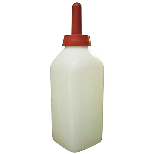 [10029372] MILLER CALF BOTTLE SNAP ON NIPPLE 2QT COMPLETE