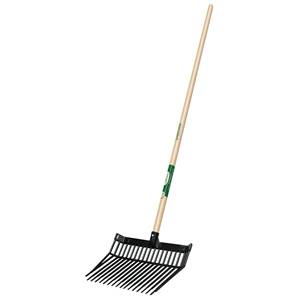 [10029556] LANDSCAPERS SELECT BEDDING FORK POLYCARB. 16-TINE 54" WOOD HANDLE