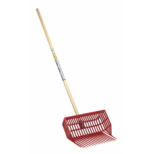 [10029602] MILLER DURAPITCH MANURE FORK RED 52" HANDLE