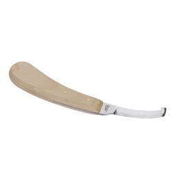 [19T-44533] DV - HOOF KNIFE THIN BLADE LEFT WOODEN
