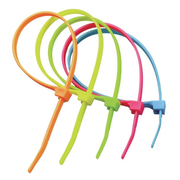 [10033734] GARDNER BENDER CABLE TIE, NYL, ASST COLOURS, 8IN, 100PK