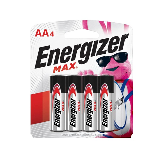 [10034020] ENERGIZER MAX AA BATTERY 4PK