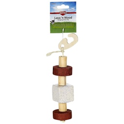 [27T-62077] KAYTEE LAVA N' WOOD HANGING TOY