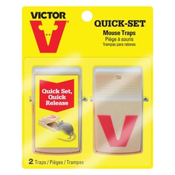 [186-137696] DR - VICTOR MOUSE TRAP QUICK-SET PLASTIC