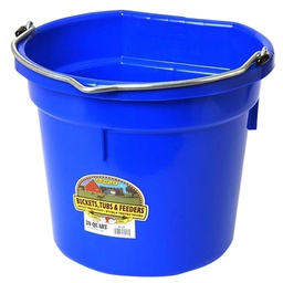 [114-265406] FORTEX BUCKET FLAT BACK POLY 20QT SKY BLU