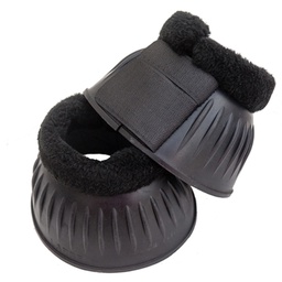 [17-4906S] GER-RYAN RUBBER W/FLEECE BELL BOOT BLACK SM