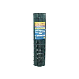 [124-4120853] JACKSON WIRE GARDEN FENCE POLY-COATED 16GA 50'LX36&quot;H, 2X3&quot; MESH GALV. GREEN