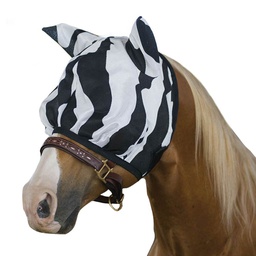[118-002590] DV - ORIEN DELUXE FLY MASK ZEBRA PRINT PONY