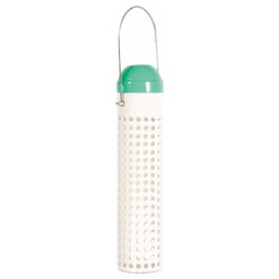 [166-104823] PINEBUSH SUNFLOWER/PEANUT TUBE FEEDER W/ COLOUR CAP 11&quot;