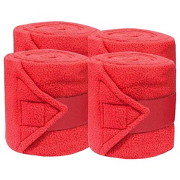 [118-004332] VACS POLO BANDAGES SET OF 4 RED