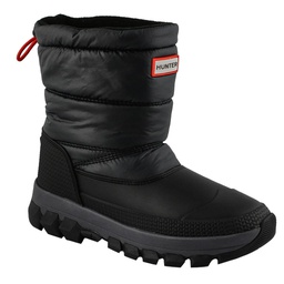 [220-953948] HUNTER INTREPID SHORT WOMENS SNOW BOOT BLACK SIZE 9