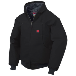 [218-857488] TOUGH DUCK HOODED BOMBER JACKET BLK XL