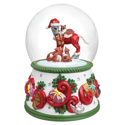 [400-702434] BREYER FOREST FRIENDS MUSICAL SNOW GLOBE 