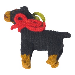 [400-017089] CHILLY DOG KNIT ORNAMENT- ROTTWEILER