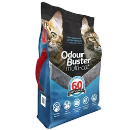 [150-403016] ODOUR BUSTER MULTI CAT PREMIUM CLUMPING LITTER 12KG